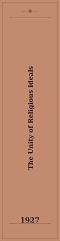 The Unity of Religious Ideals
